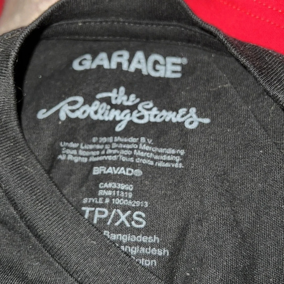 GARAGE ROLLING STONES crop top Sz Xs - Picture 4 of 4